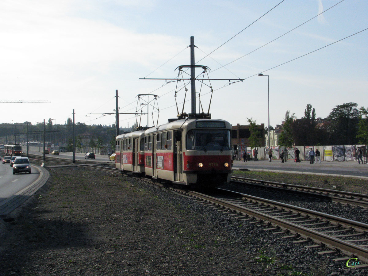 Прага. Tatra T3R.PV №8175, Tatra T3R.PV №8176