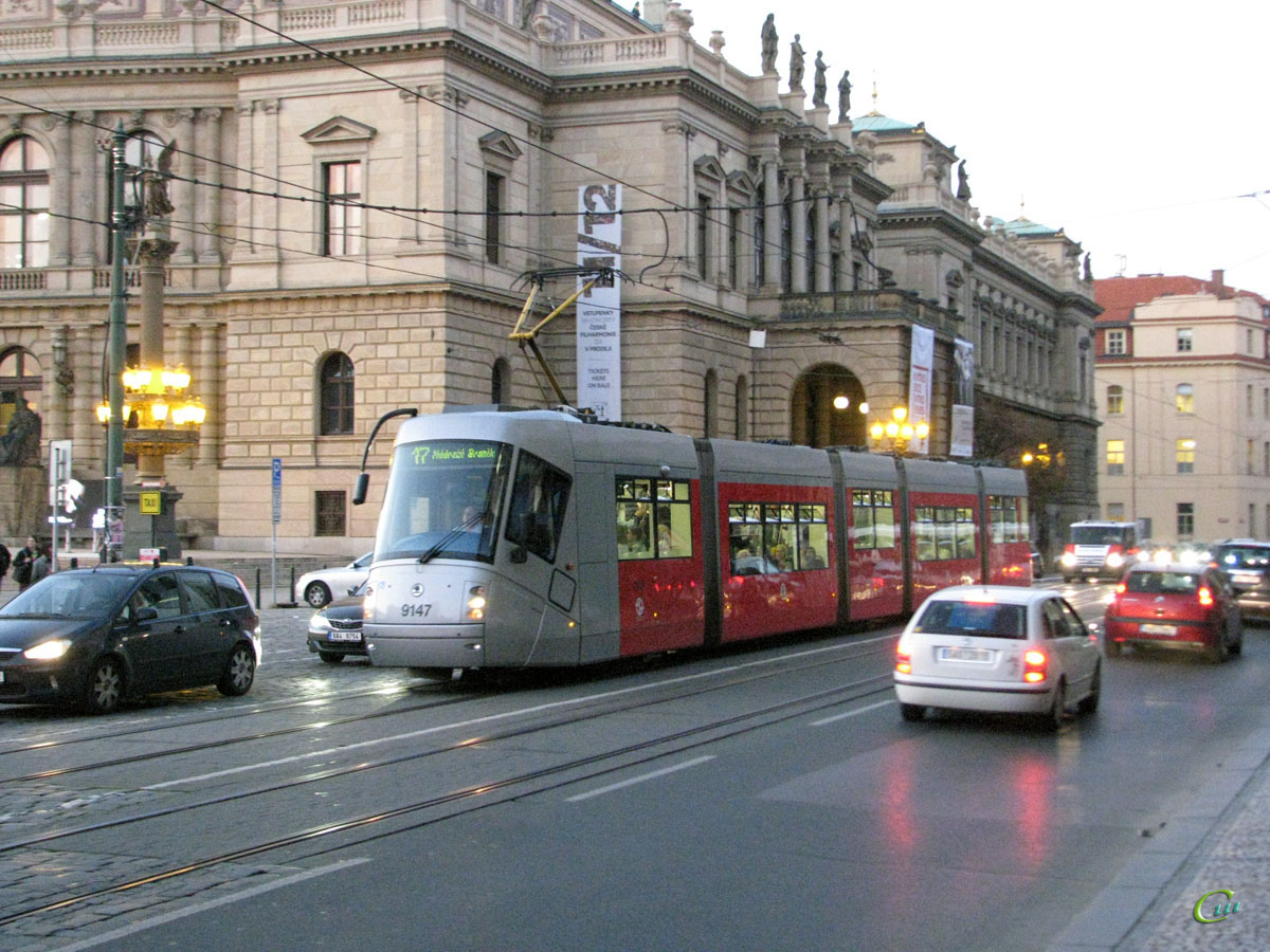 Прага. Škoda 14T №9147