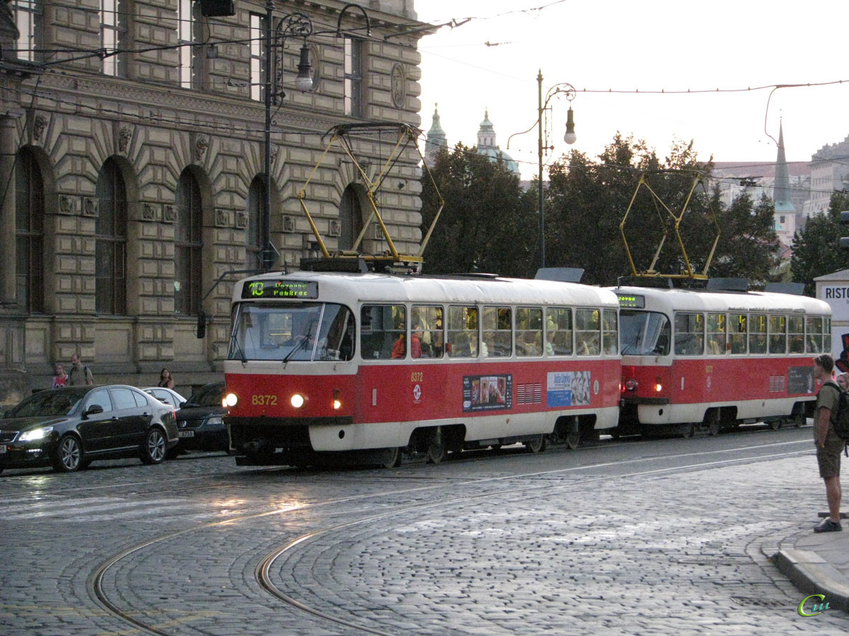Прага. Tatra T3R.P №8372, Tatra T3R.P №8373