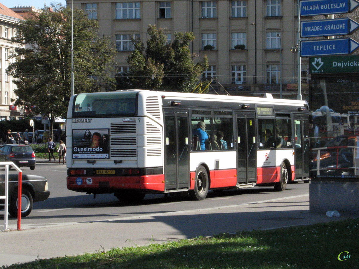 Прага. Renault Agora S/Karosa Citybus 12M AKA 82-31