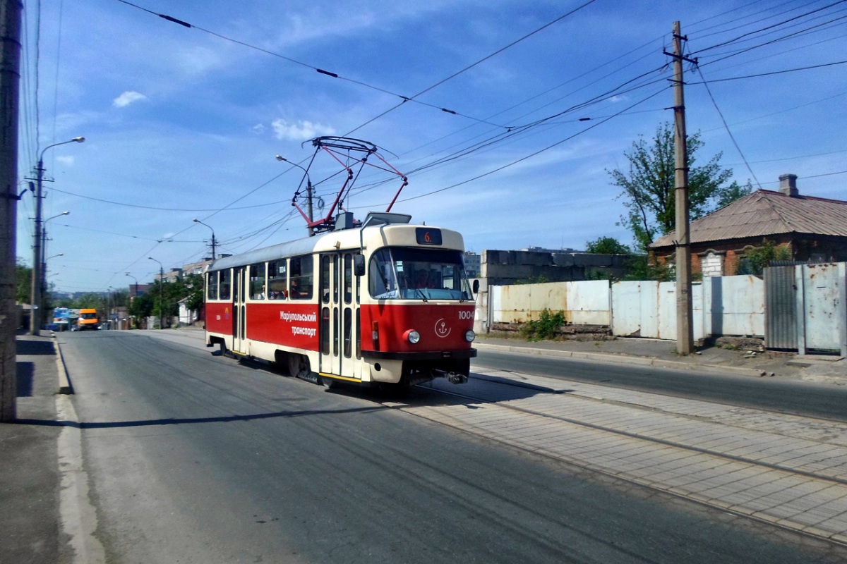 Мариуполь. Tatra T3SUCS №1004