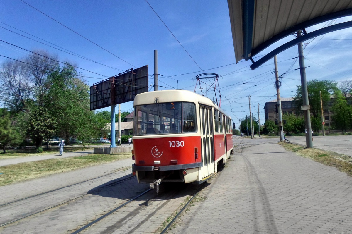 Мариуполь. Tatra T3SUCS №1030