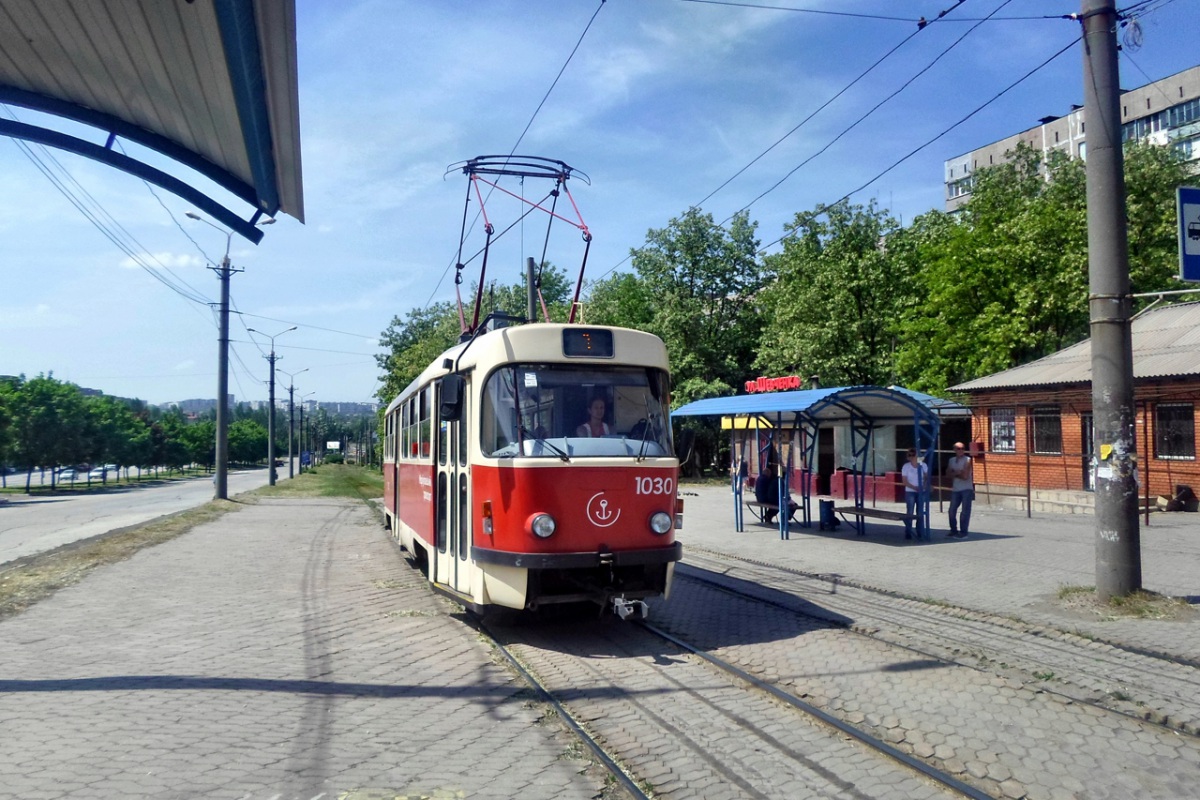 Мариуполь. Tatra T3SUCS №1030