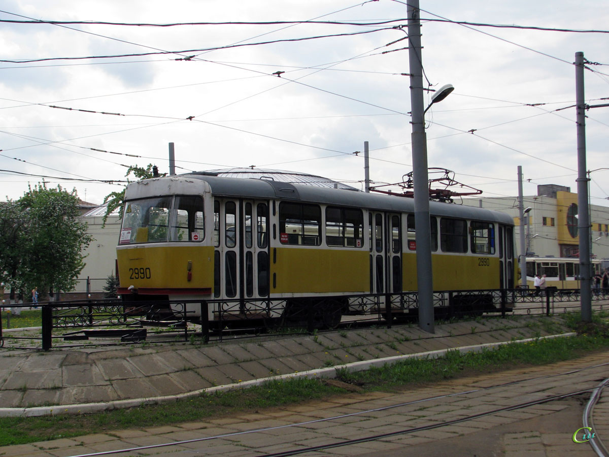 Москва. Tatra T3SU №2990
