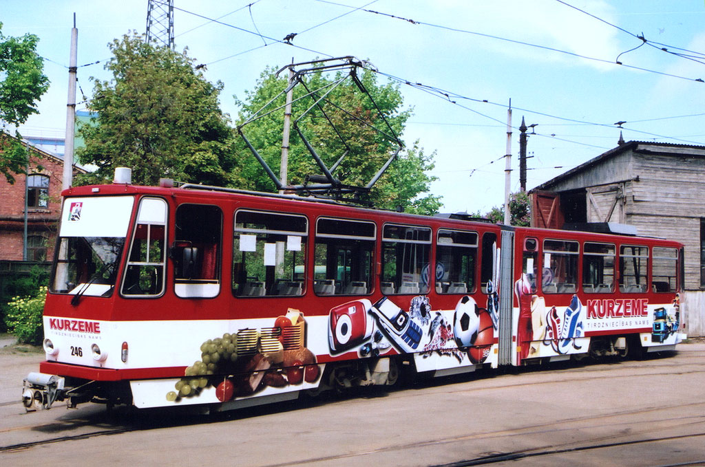 Лиепая. Tatra KT4D №246
