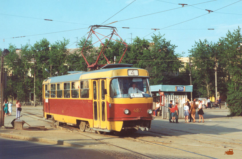 Екатеринбург. Tatra T3 (двухдверная) №487
