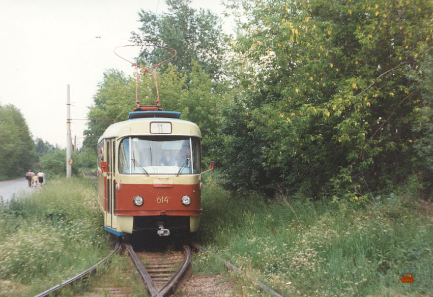 Екатеринбург. Tatra T3 (двухдверная) №614