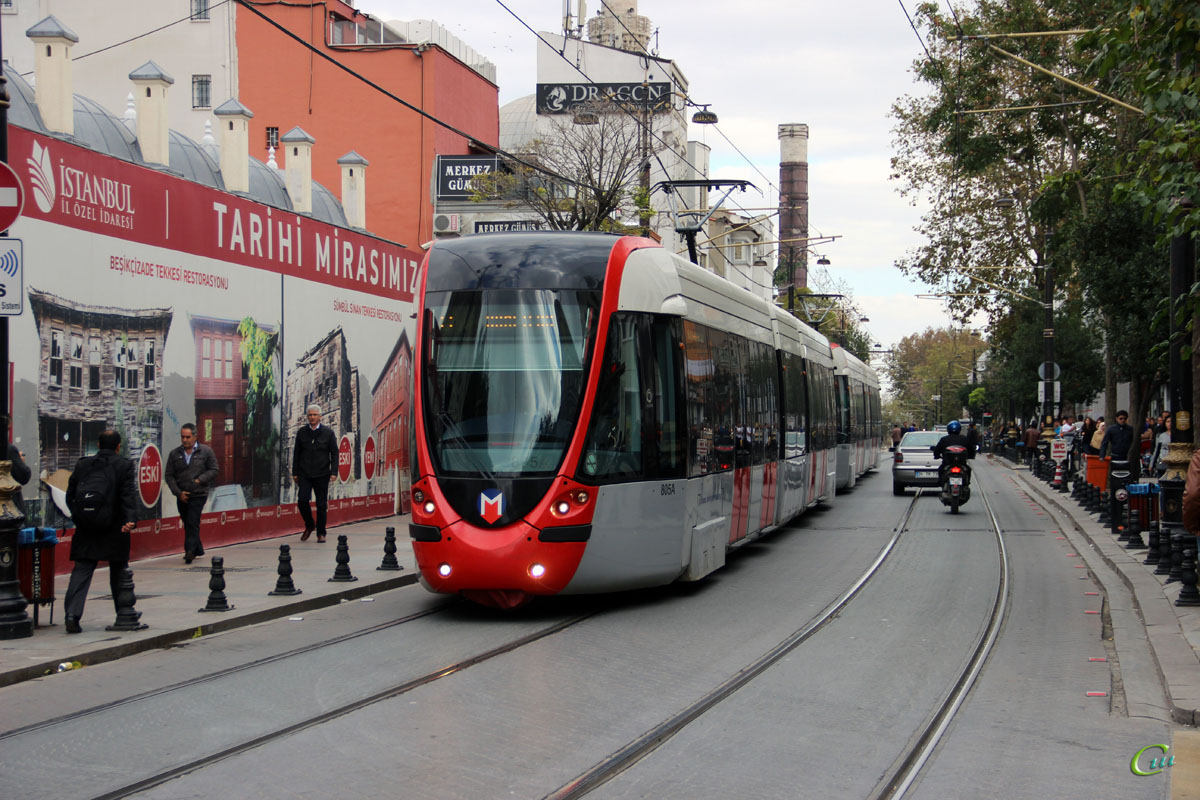 Стамбул. Alstom Citadis 301 №805