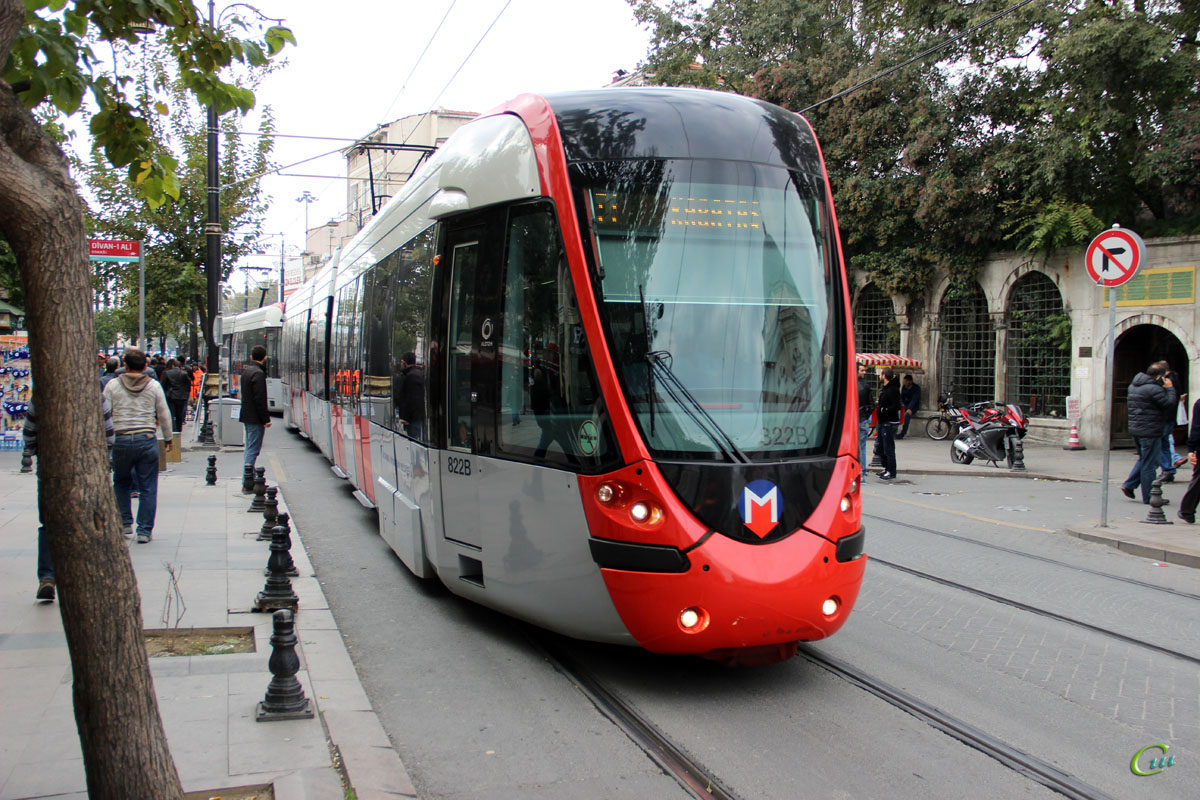 Стамбул. Alstom Citadis 301 №822