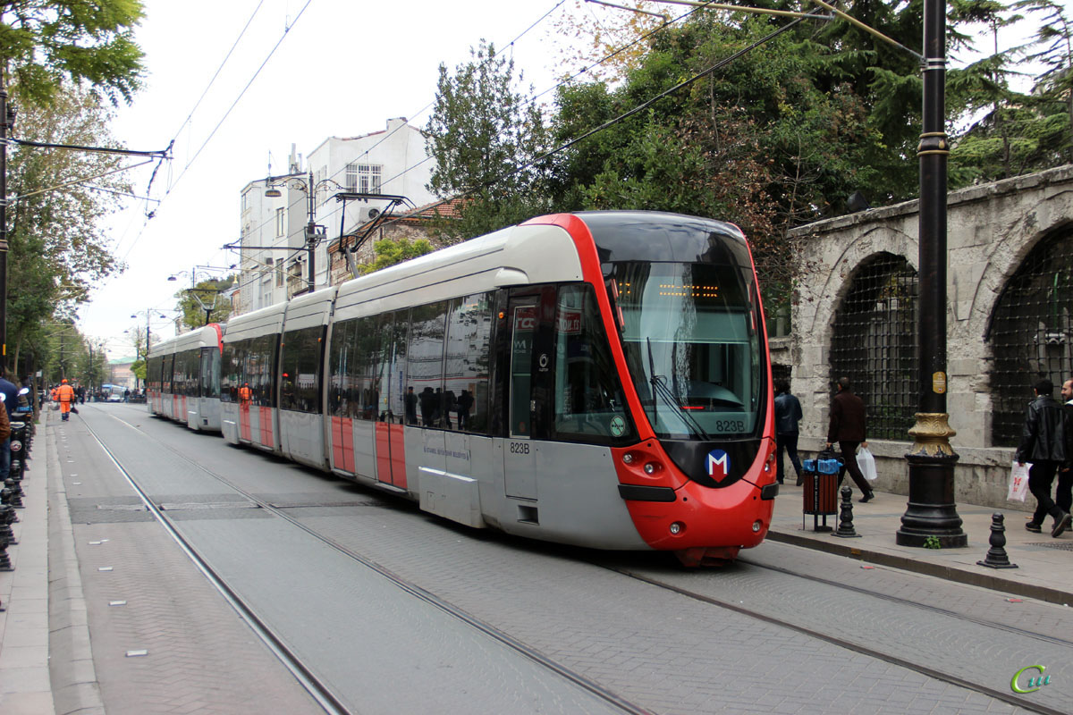 Стамбул. Alstom Citadis 301 №823
