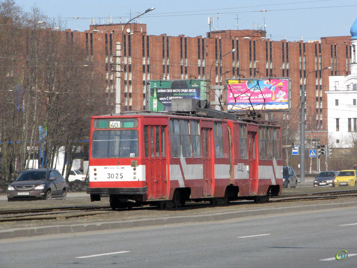 Санкт-Петербург. ЛВС-86К №3025
