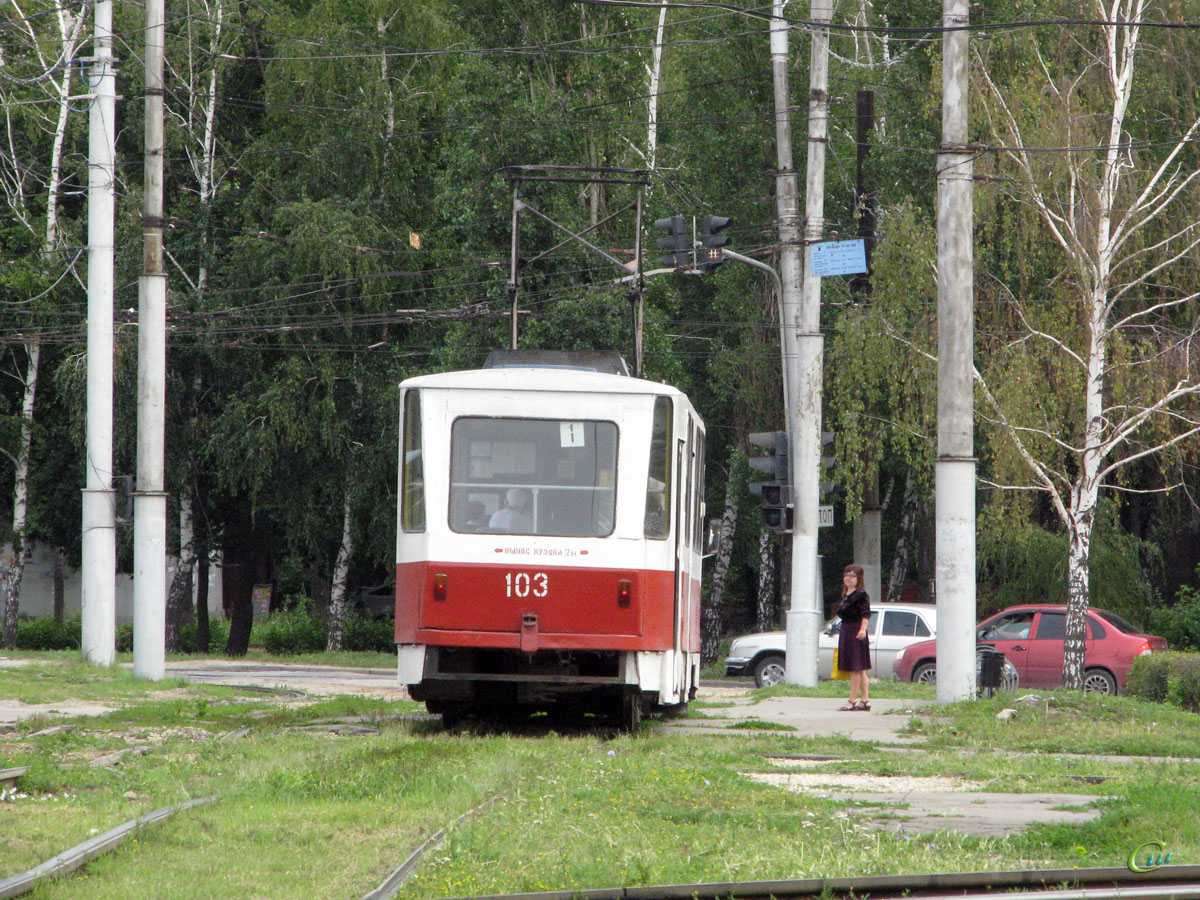 Липецк. Tatra T6B5 (Tatra T3M) №103