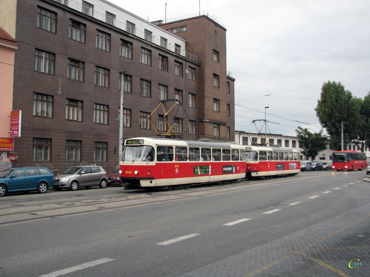 Прага. Tatra T3R.P №8540, Tatra T3R.P №8541