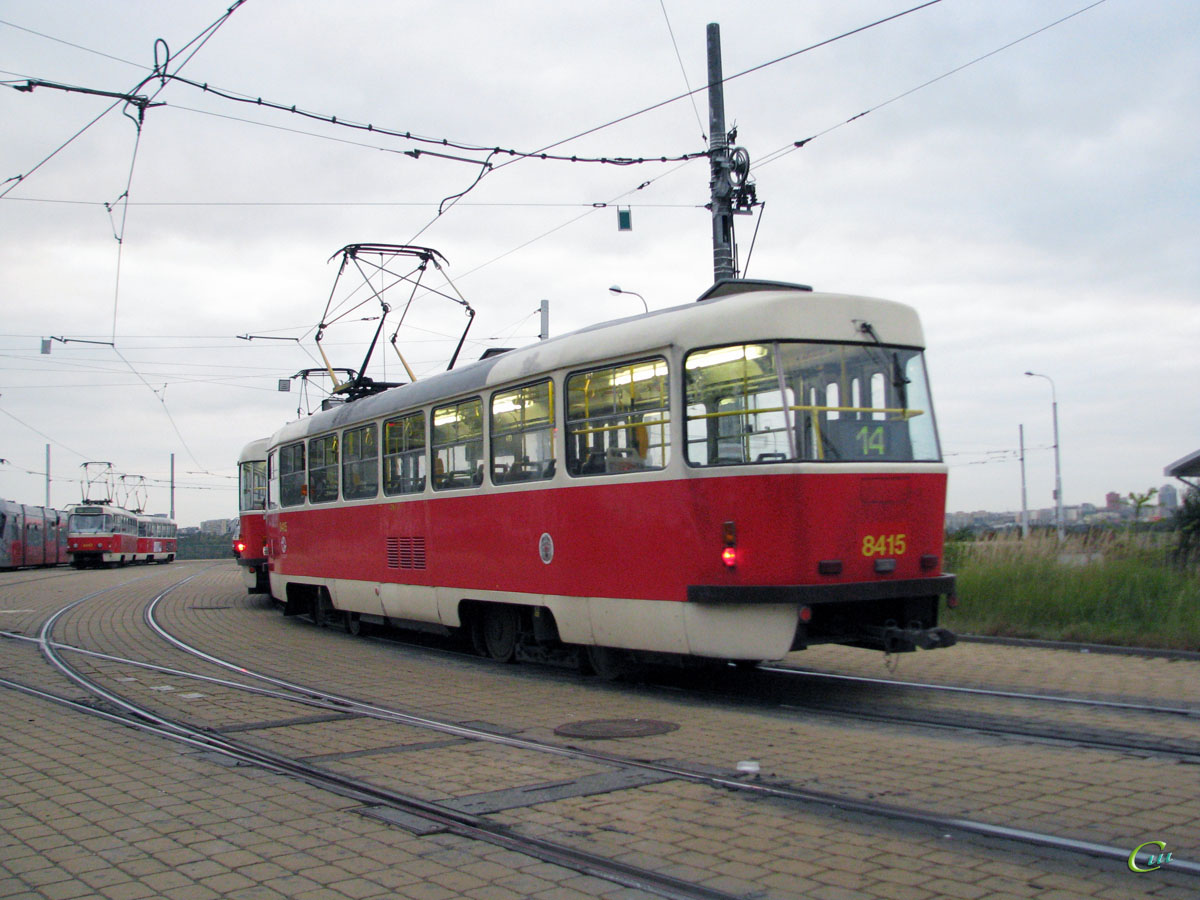 Прага. Tatra T3R.P №8415