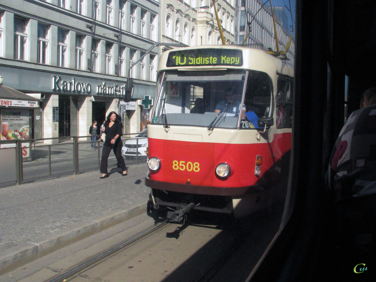 Прага. Tatra T3R.P №8508