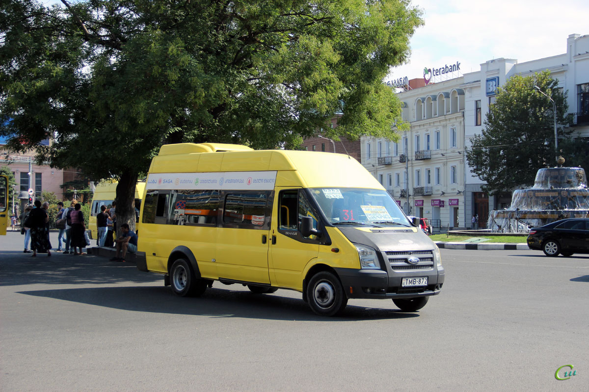 Тбилиси. Avestark (Ford Transit) TMB-872