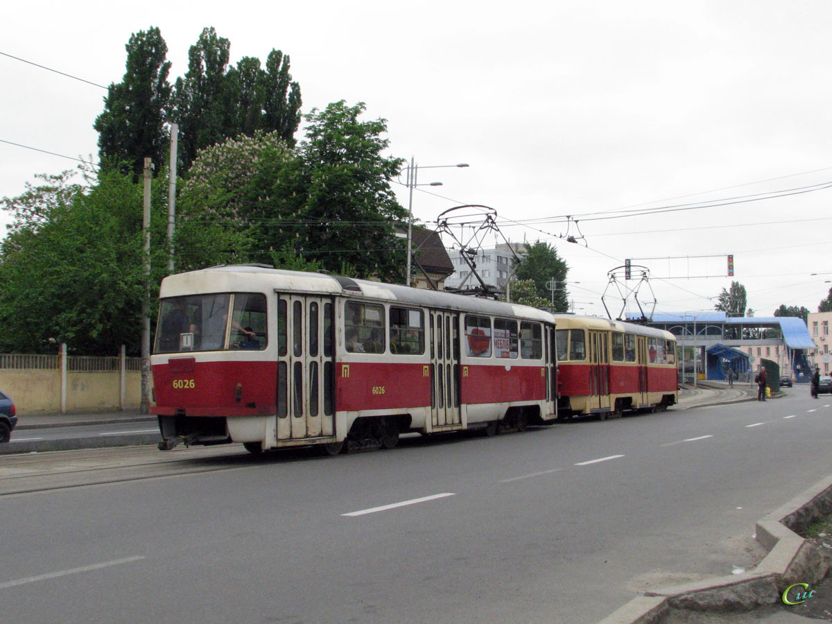 Киев. Tatra T3SU №6013, Tatra T3SU №6026