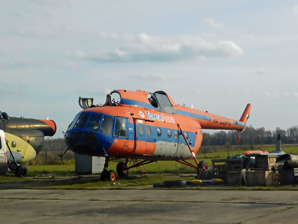 Воротынск. Вертолёт Ми-8Т(ТВ) RA-22646 1976 года постройки