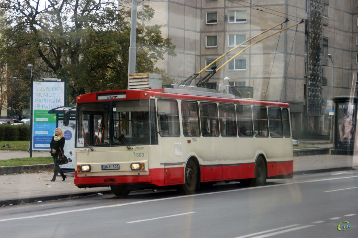 Вильнюс. Škoda 14Tr02/6 №1503