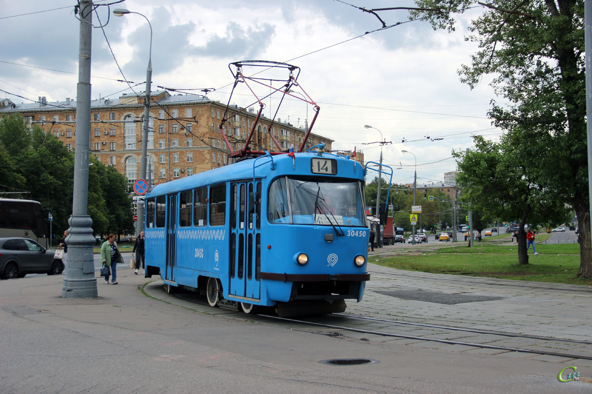 Москва. Tatra T3 (МТТЧ) №30198