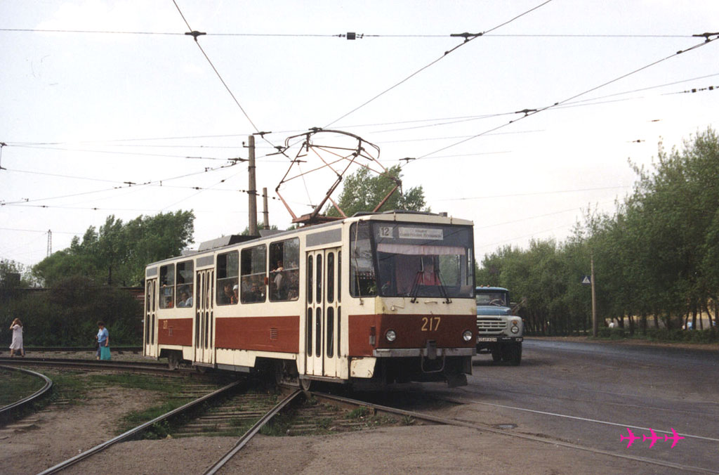 Новокузнецк. Tatra T6B5 (Tatra T3M) №217