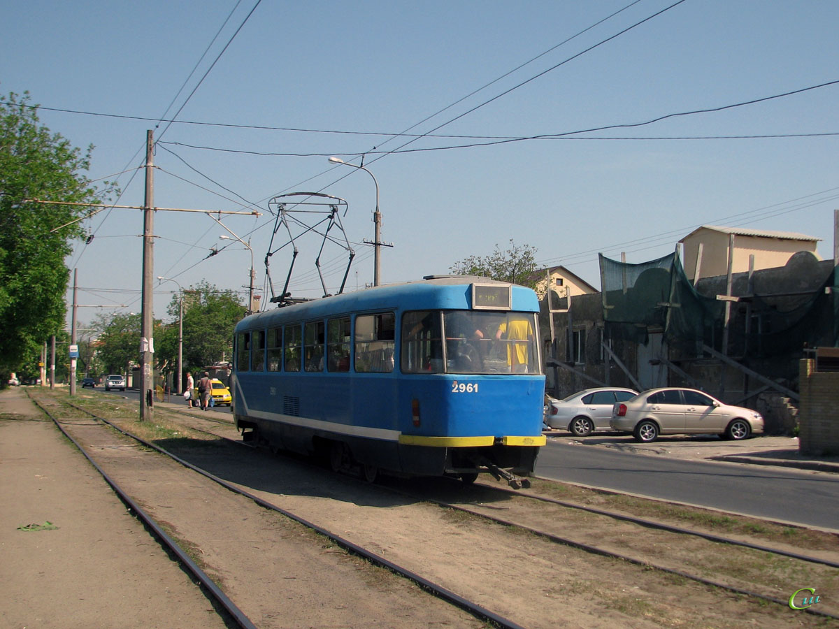 Одесса. Tatra T3R.P №2961
