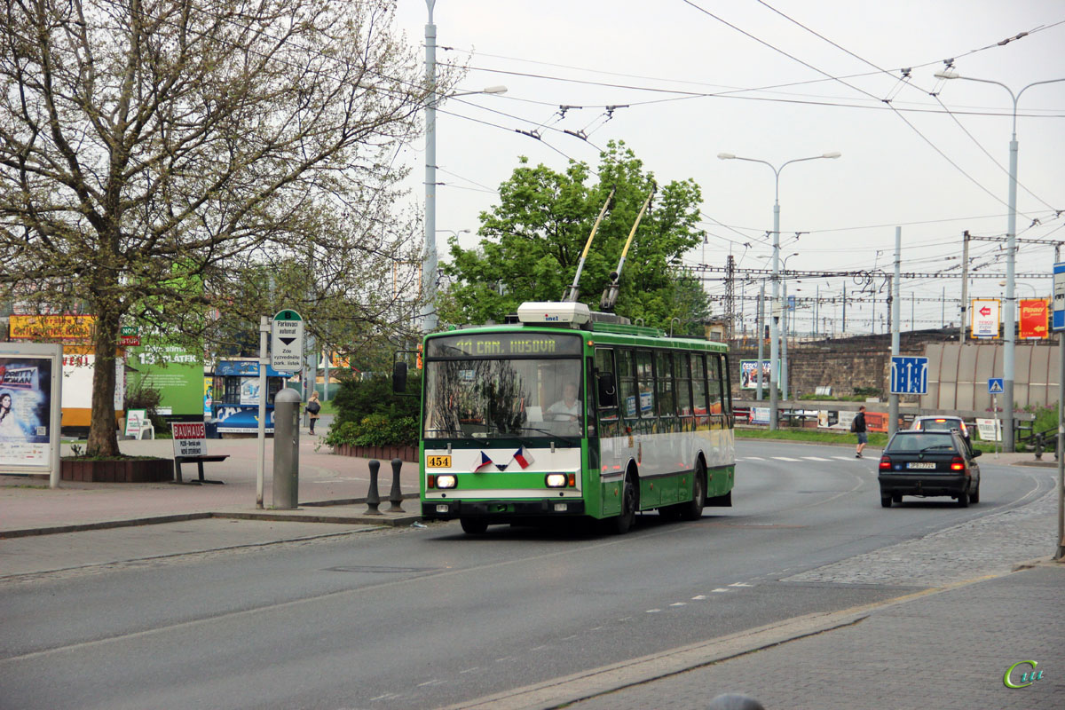 Пльзень. Škoda 14TrM №454