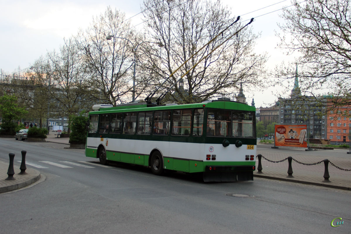 Пльзень. Škoda 14TrM №454