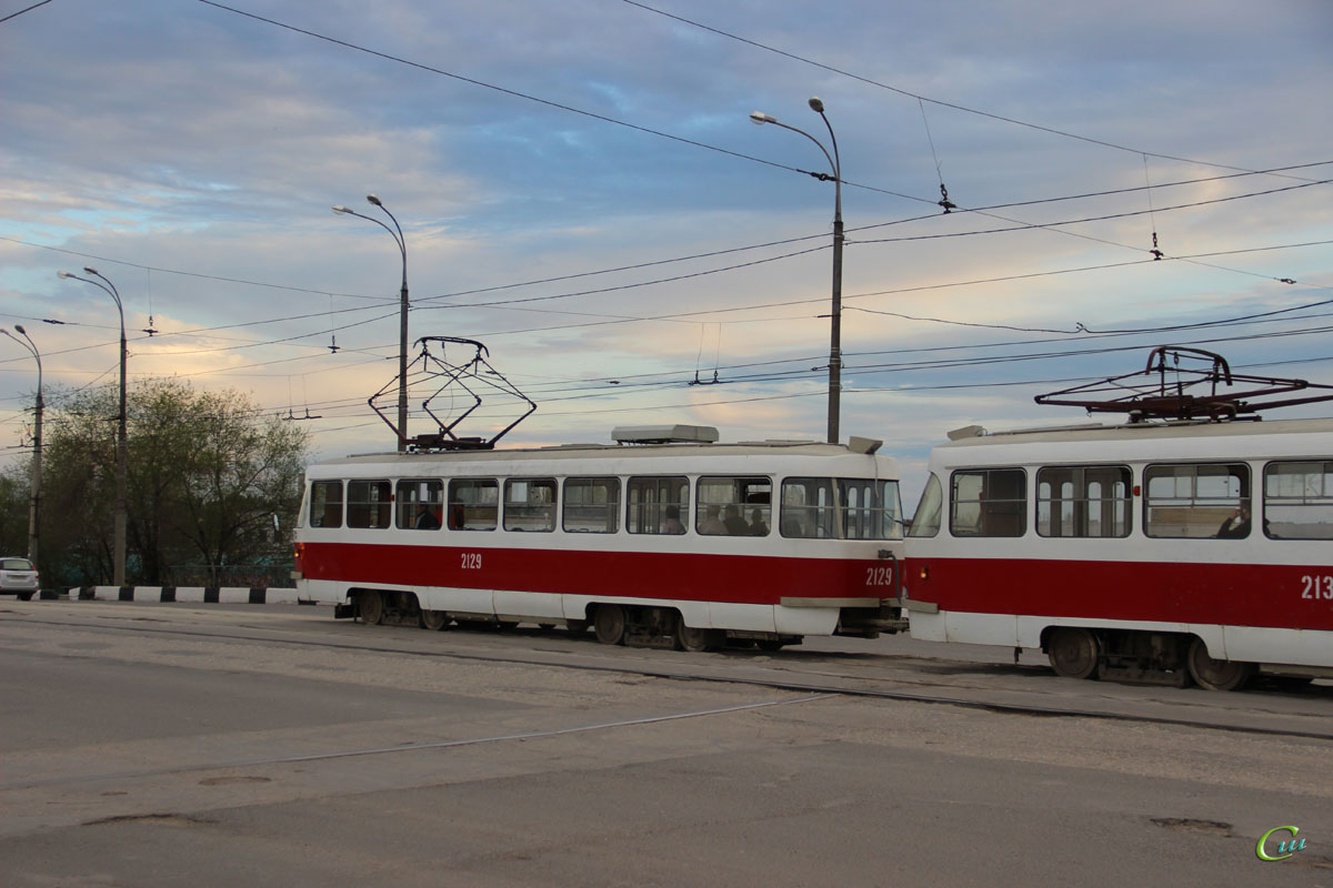 Самара. Tatra T3E №2129