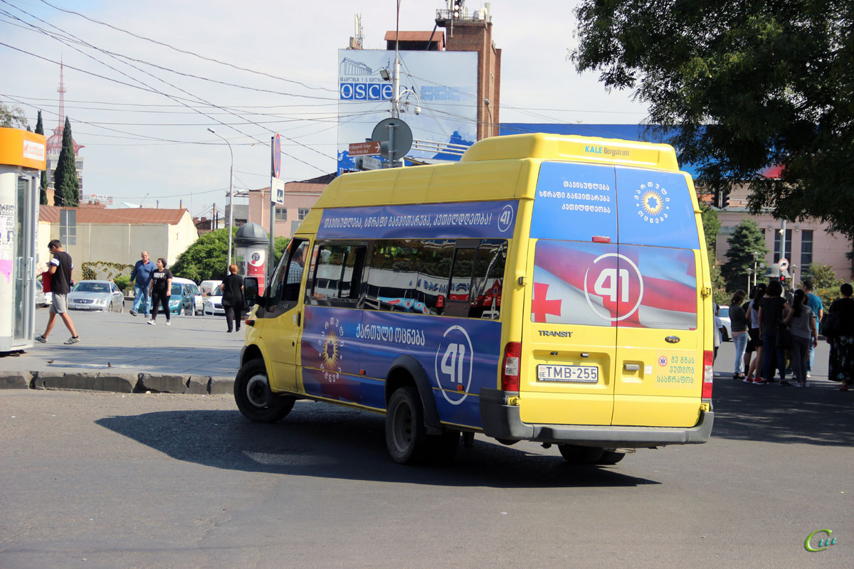 Тбилиси. Avestark (Ford Transit) TMB-255