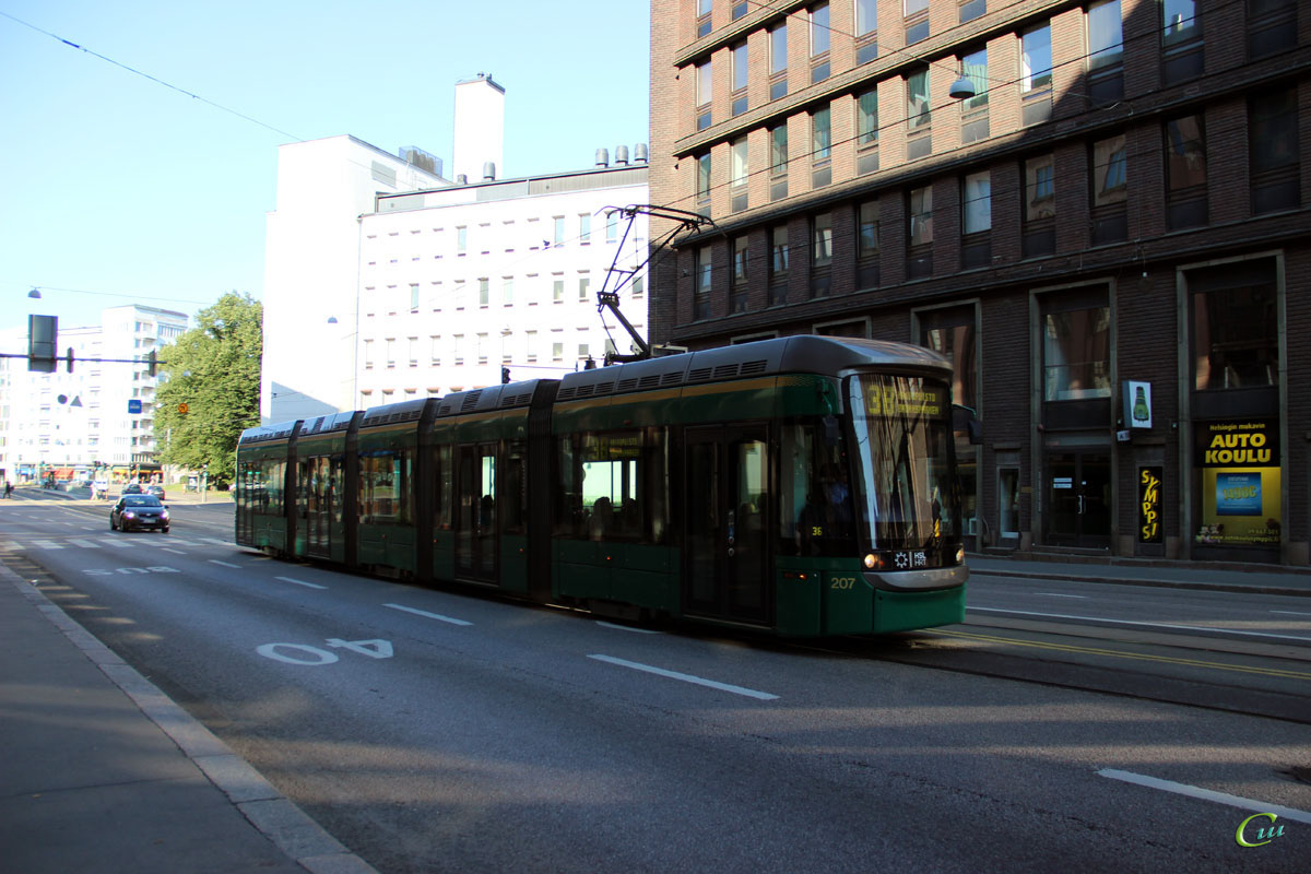 Хельсинки. Bombardier Variotram №207