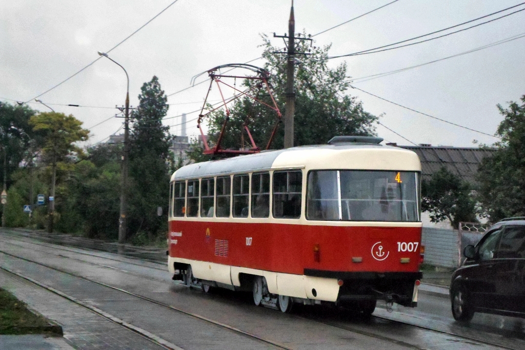 Мариуполь. Tatra T3SUCS №1007