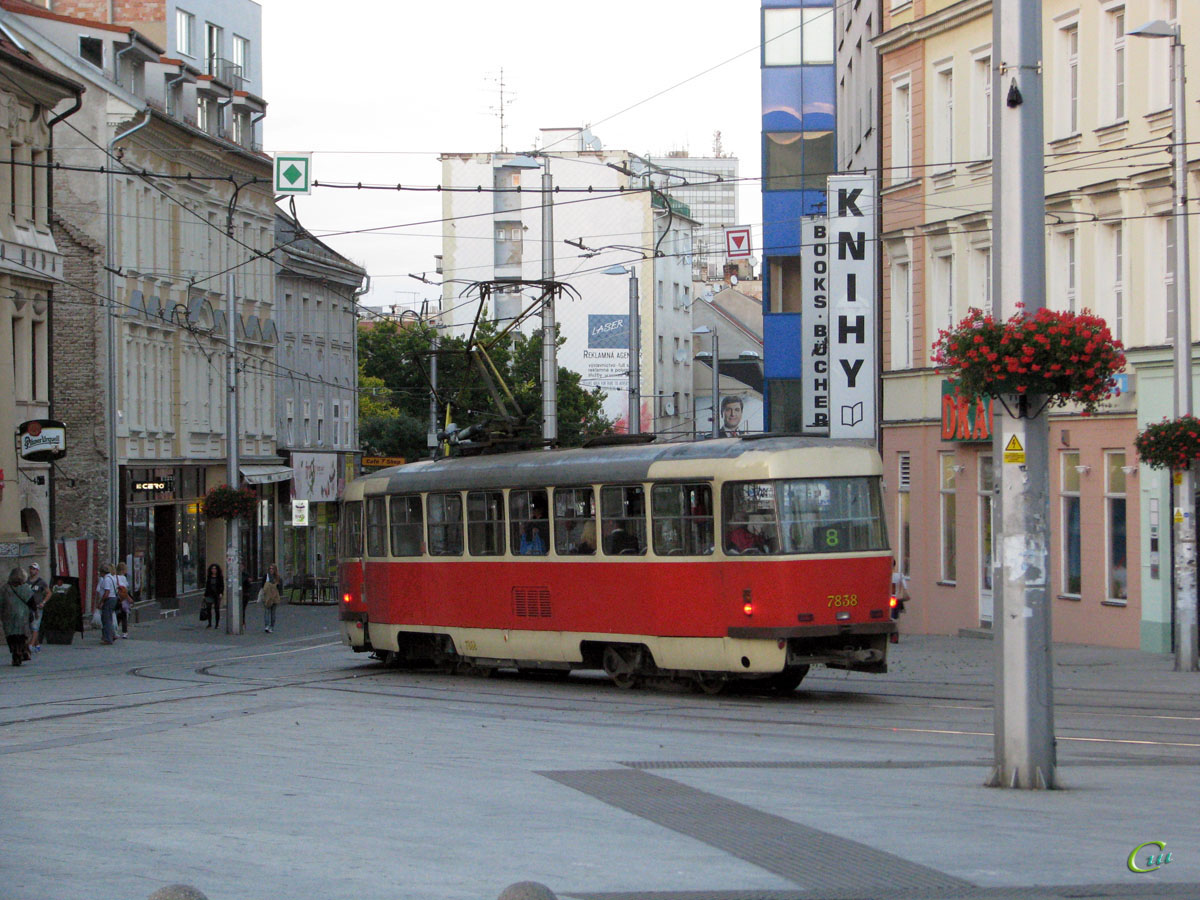 Братислава. Tatra T3G №7838