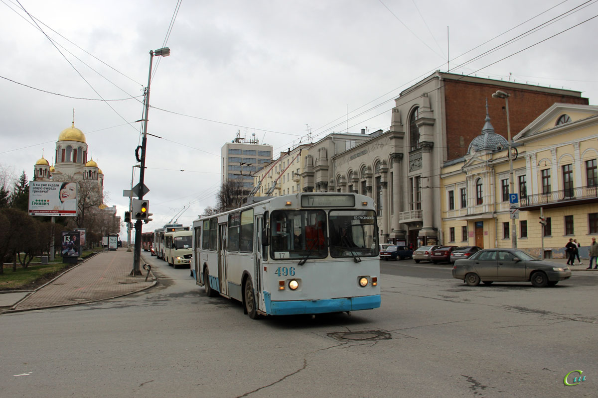 Екатеринбург. ЗиУ-682В-012 (ЗиУ-682В0А) №496