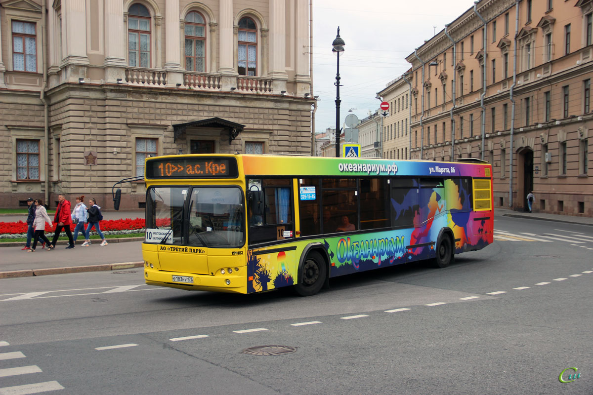 Санкт-Петербург. МАЗ-103.468 в183ну