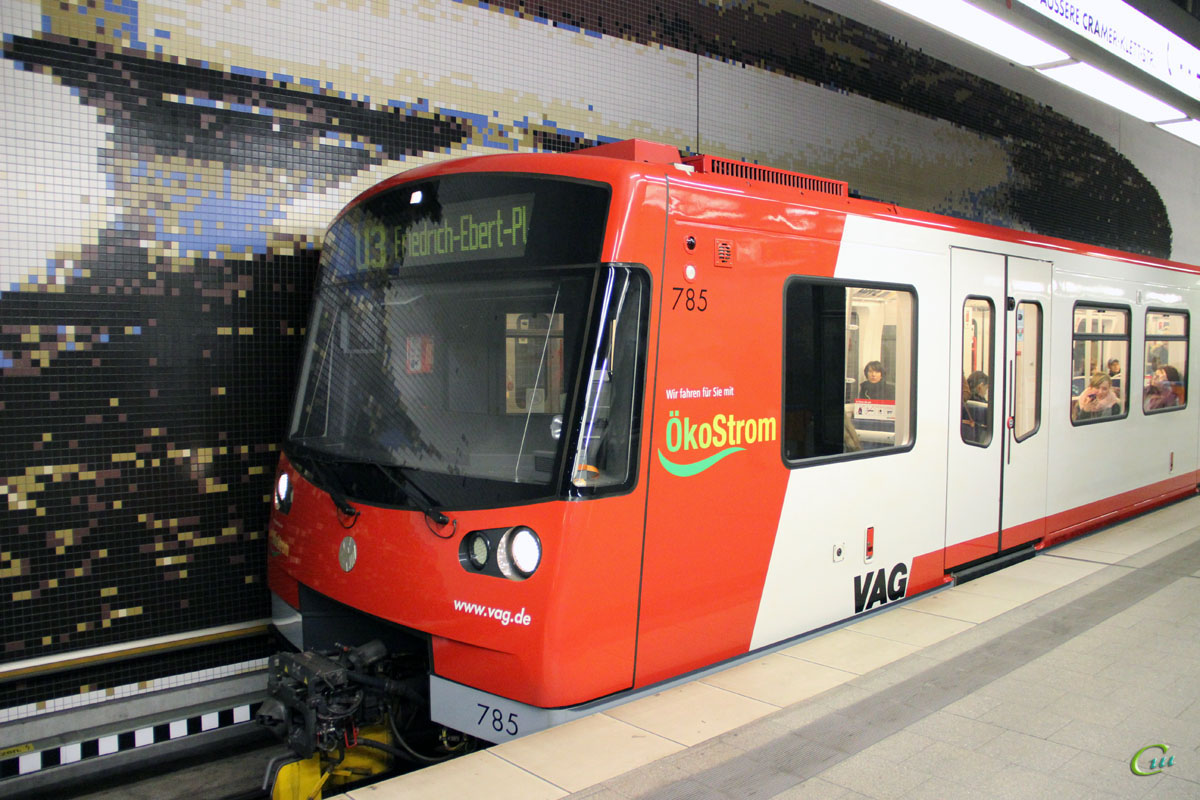 Нюрнберг. Siemens VAG-Baureihe DT3-F № 785