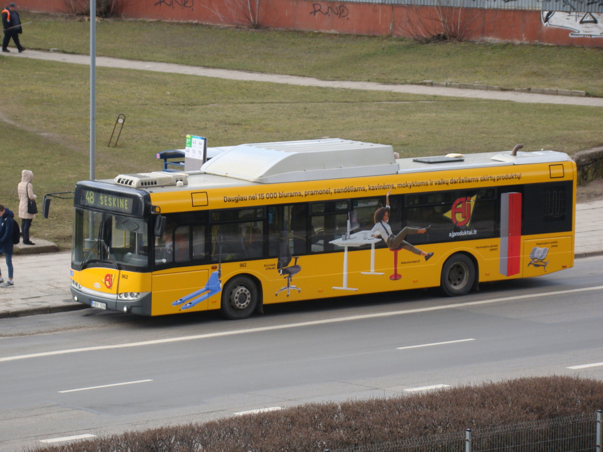 Вильнюс. Solaris Urbino 12 CNG HBV 534