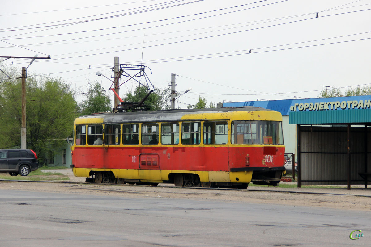 Волжский. Tatra T3SU №101