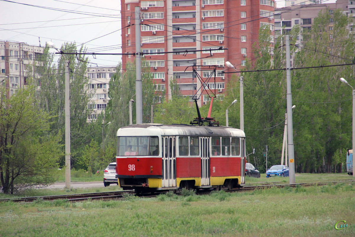 Волжский. Tatra T3SU №98