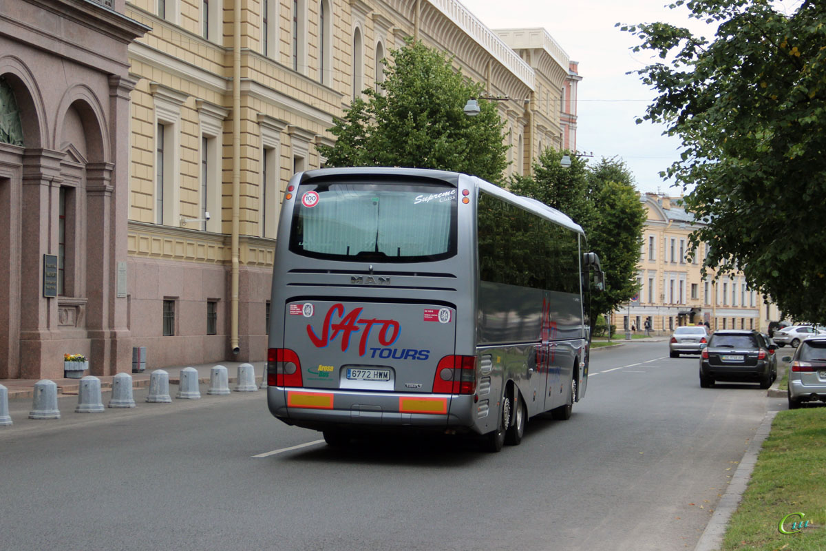 Санкт-Петербург. MAN R08 Lion's Top Coach 6772 HWM