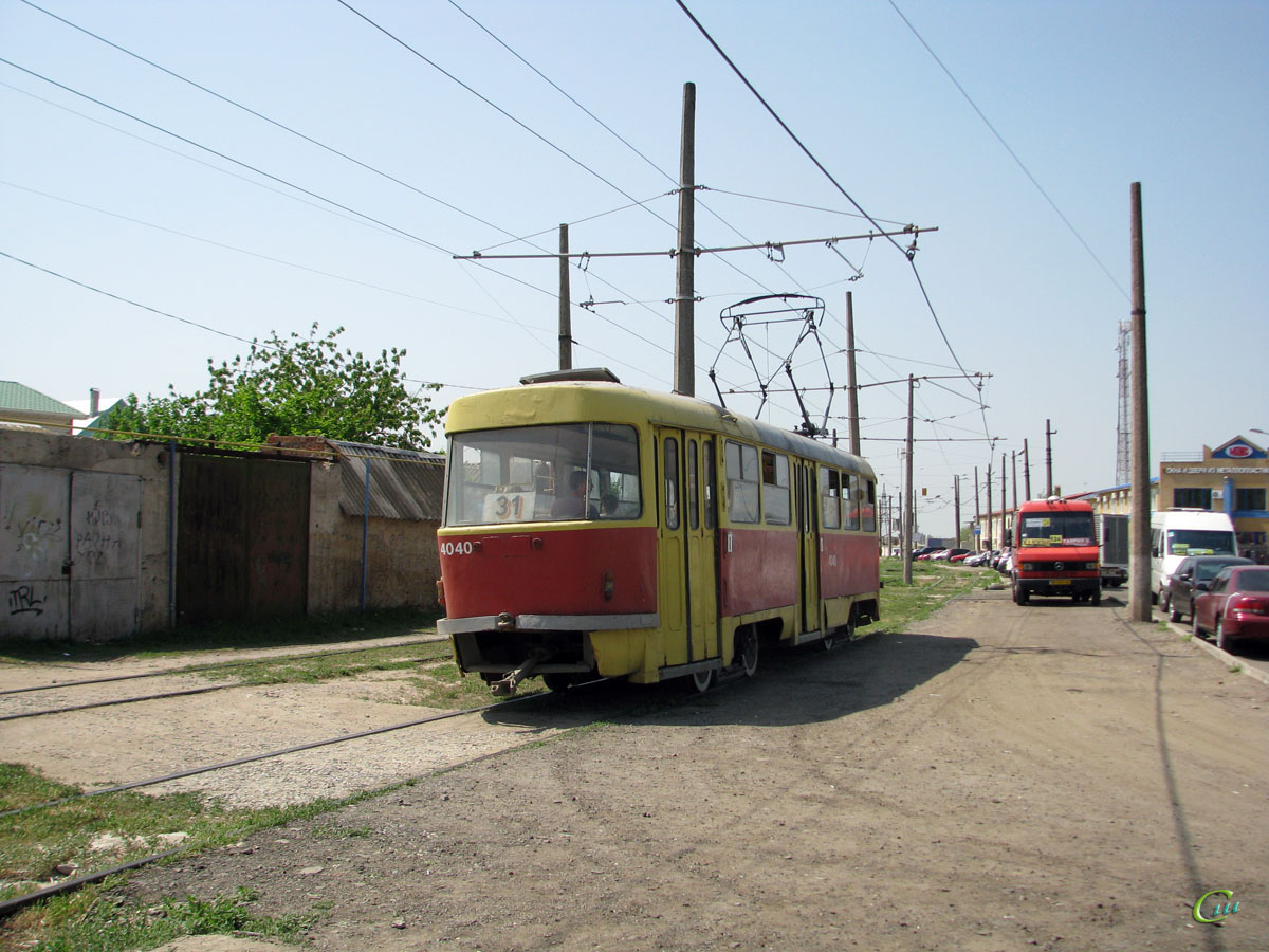 Одесса. Tatra T3SU №4040