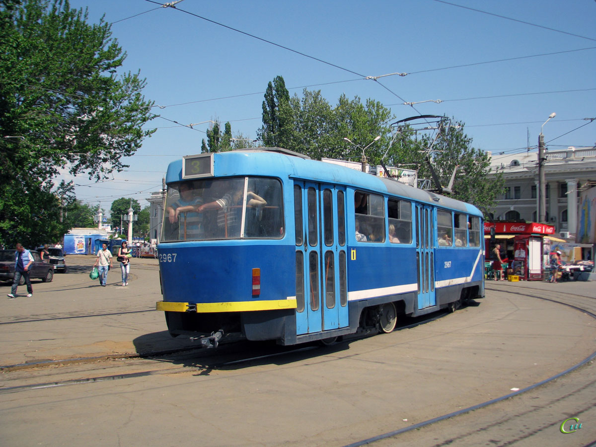 Одесса. Tatra T3R.P №2967