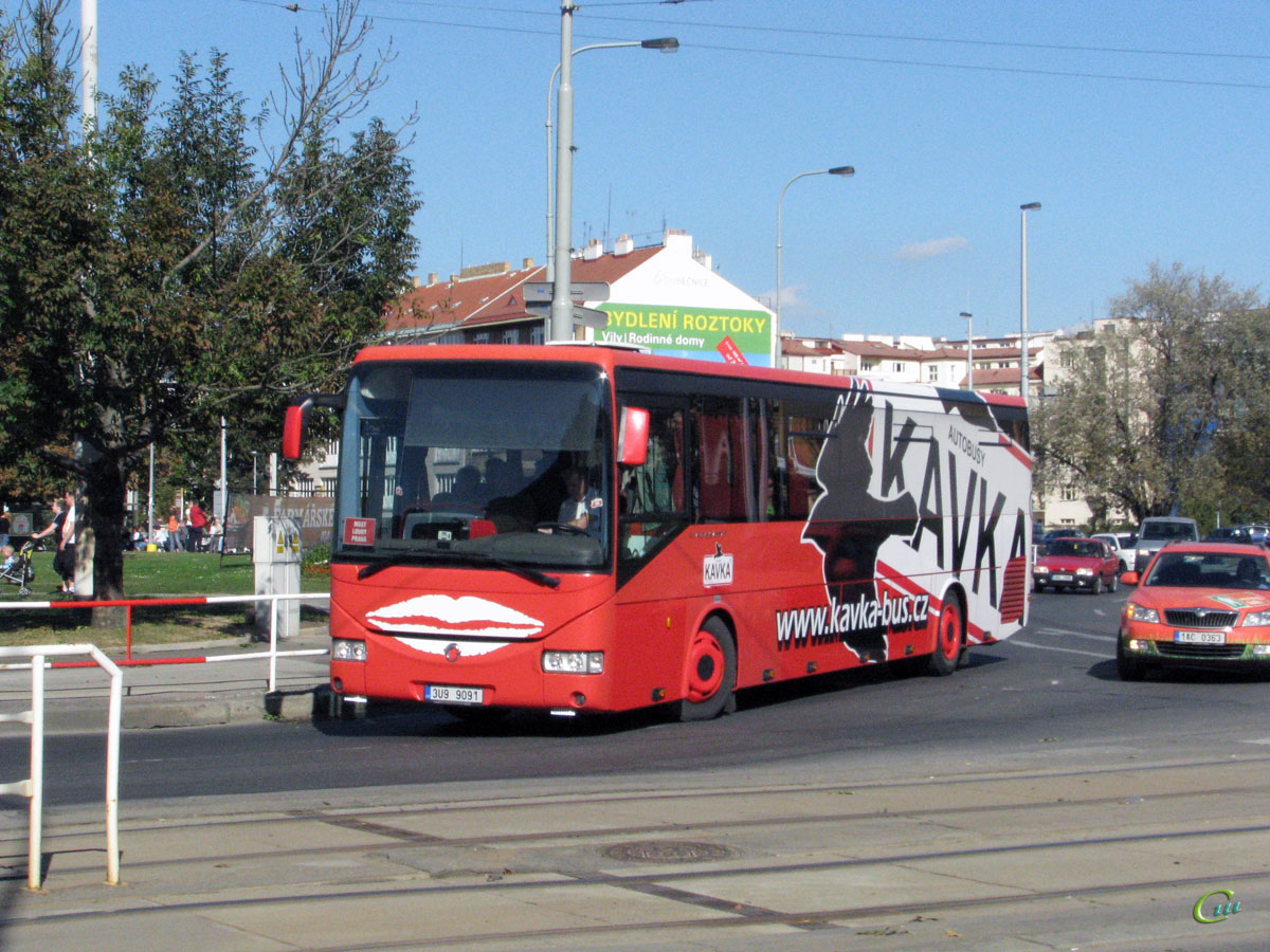 Прага. Irisbus Crossway 12.8M 3U9 9091