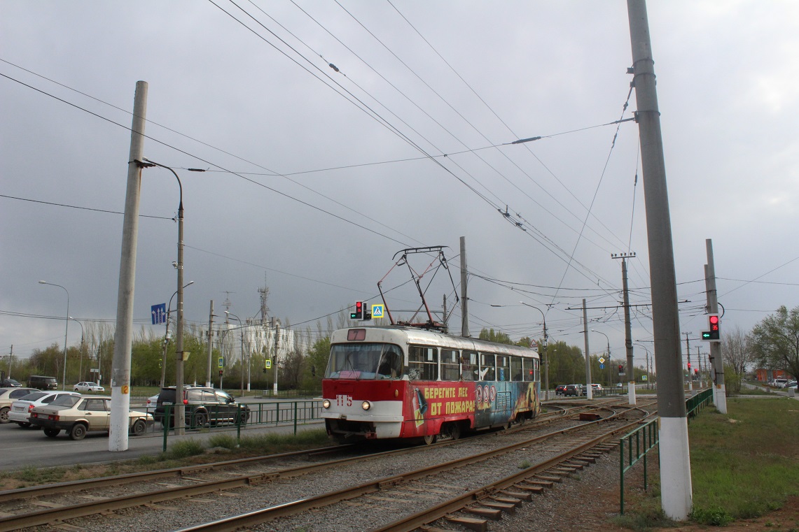 Волжский. Tatra T3SU №115