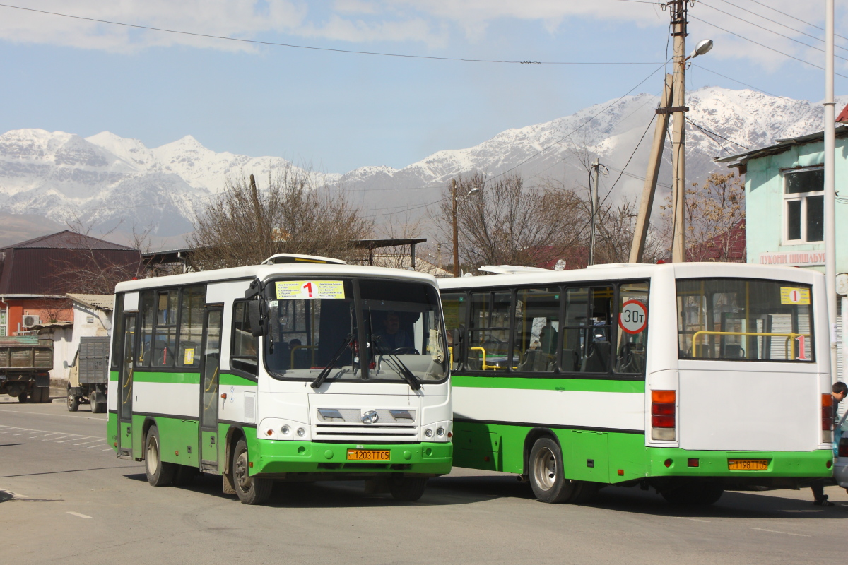 Душанбе. ПАЗ-3204 1203 TT 05, ПАЗ-3204 1198 TT 05