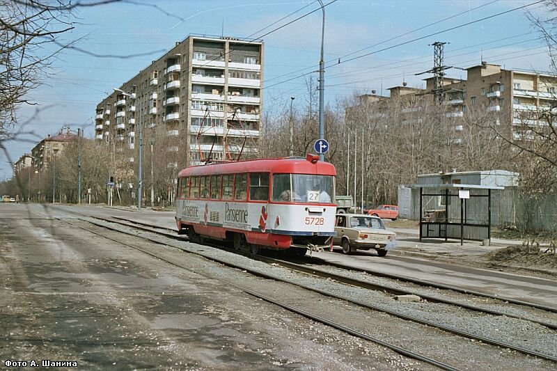 Москва. Tatra T3SU №5728