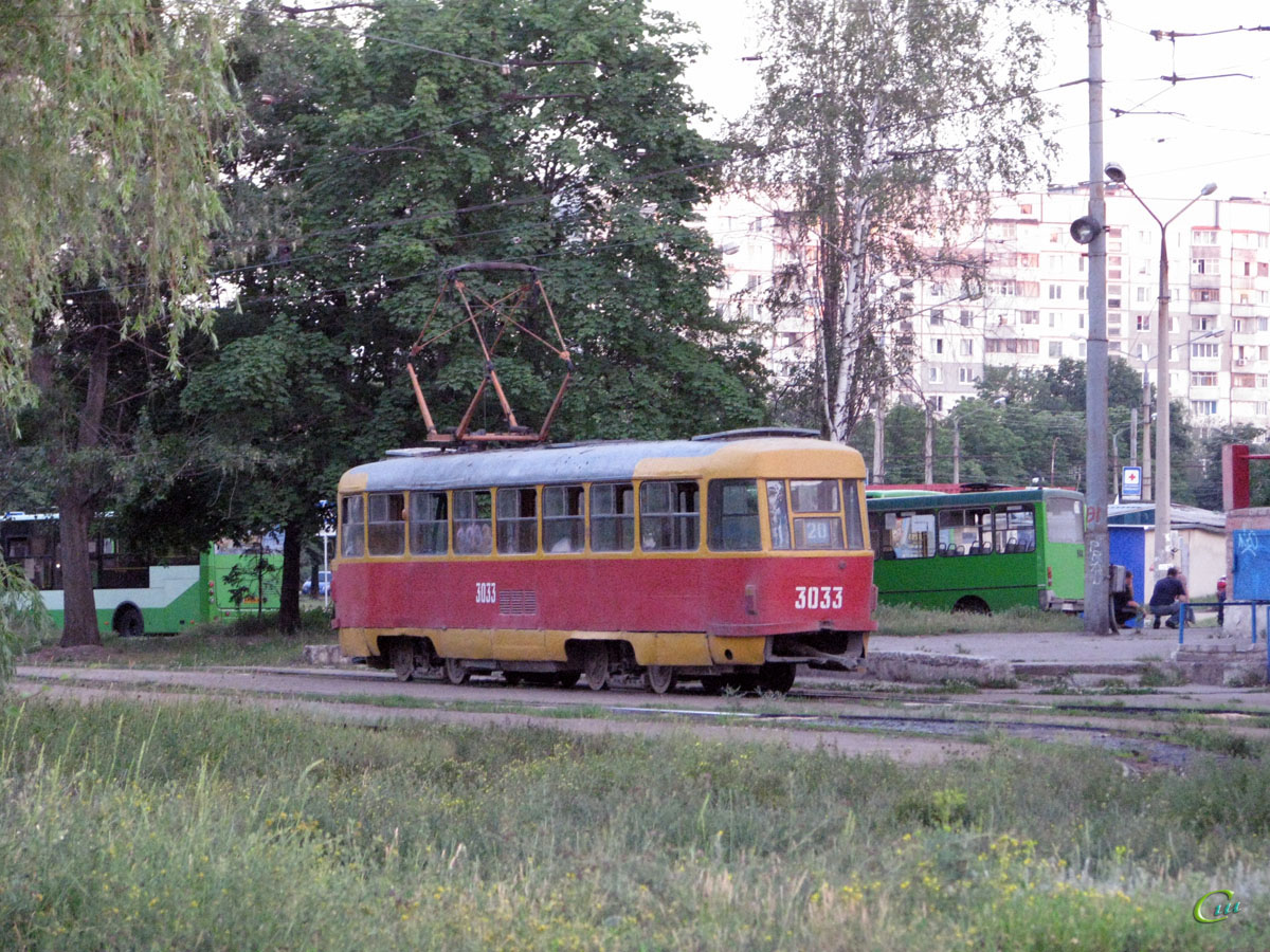 Харьков. Tatra T3SU №3033