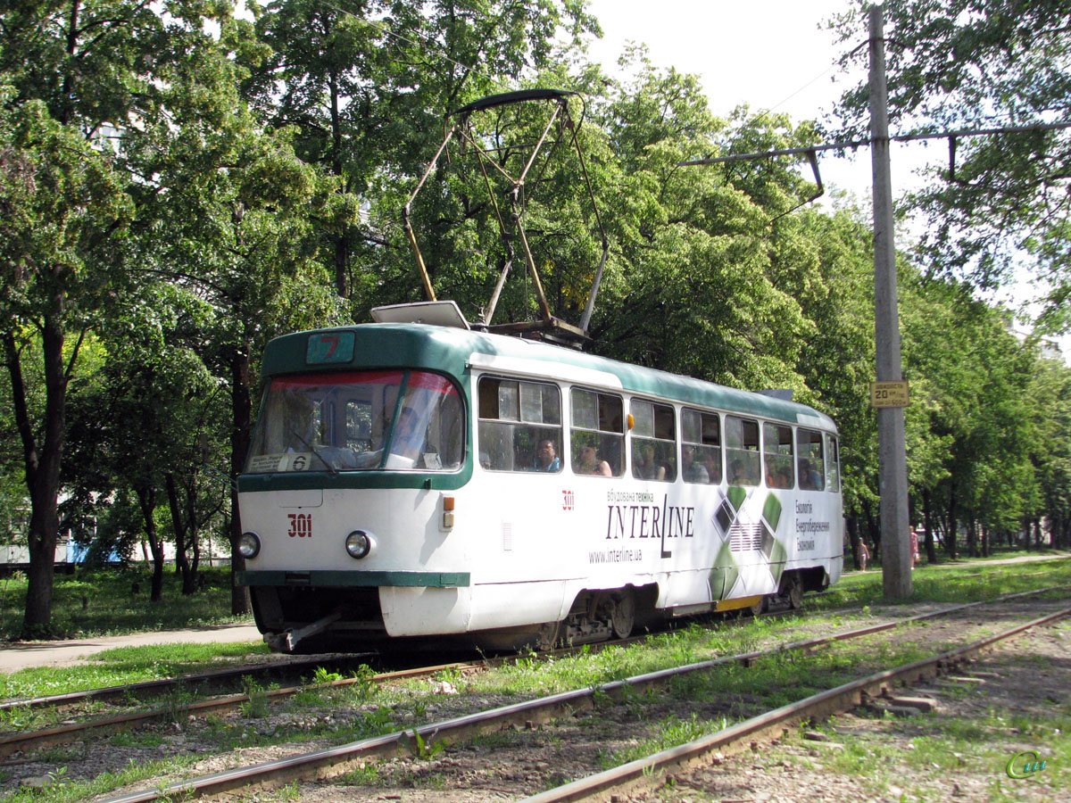 Харьков. Tatra T3SU №301
