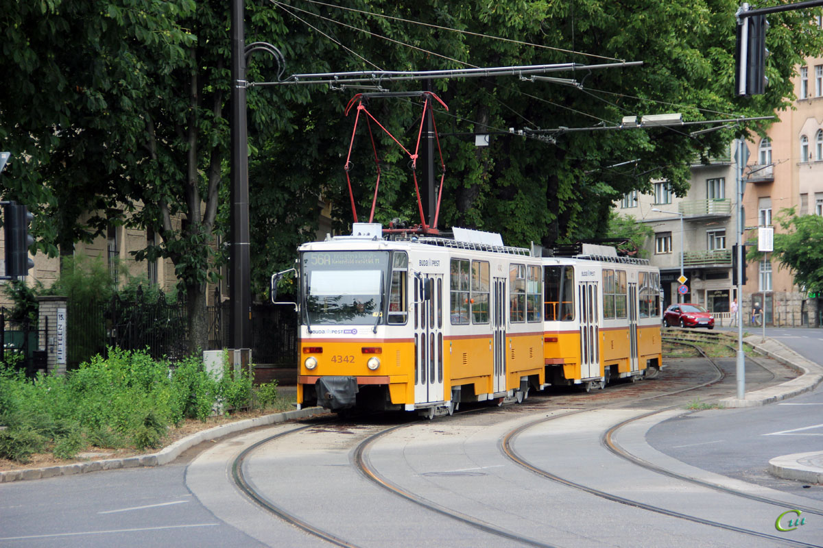 Будапешт. Tatra T5C5 №4342, Tatra T5C5 №4073