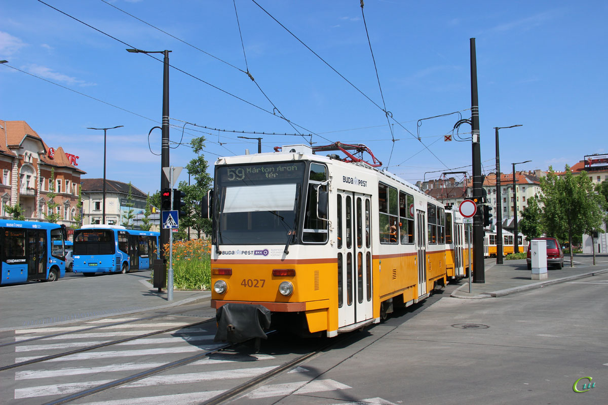 Будапешт. Tatra T5C5 №4027